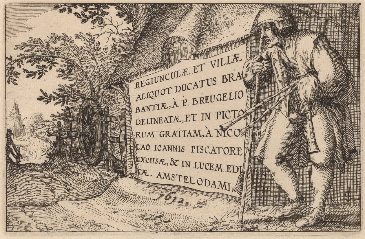 Titulní strana od Claes Jansz Visscher after Johannes van Doetechum, the Elder after Lucas