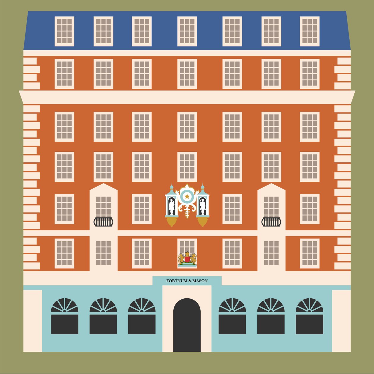 Fortnum a Mason, Piccadilly od Claire Huntley