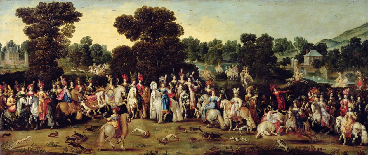Vzduch, kolem 1640-41 od Claude Deruet