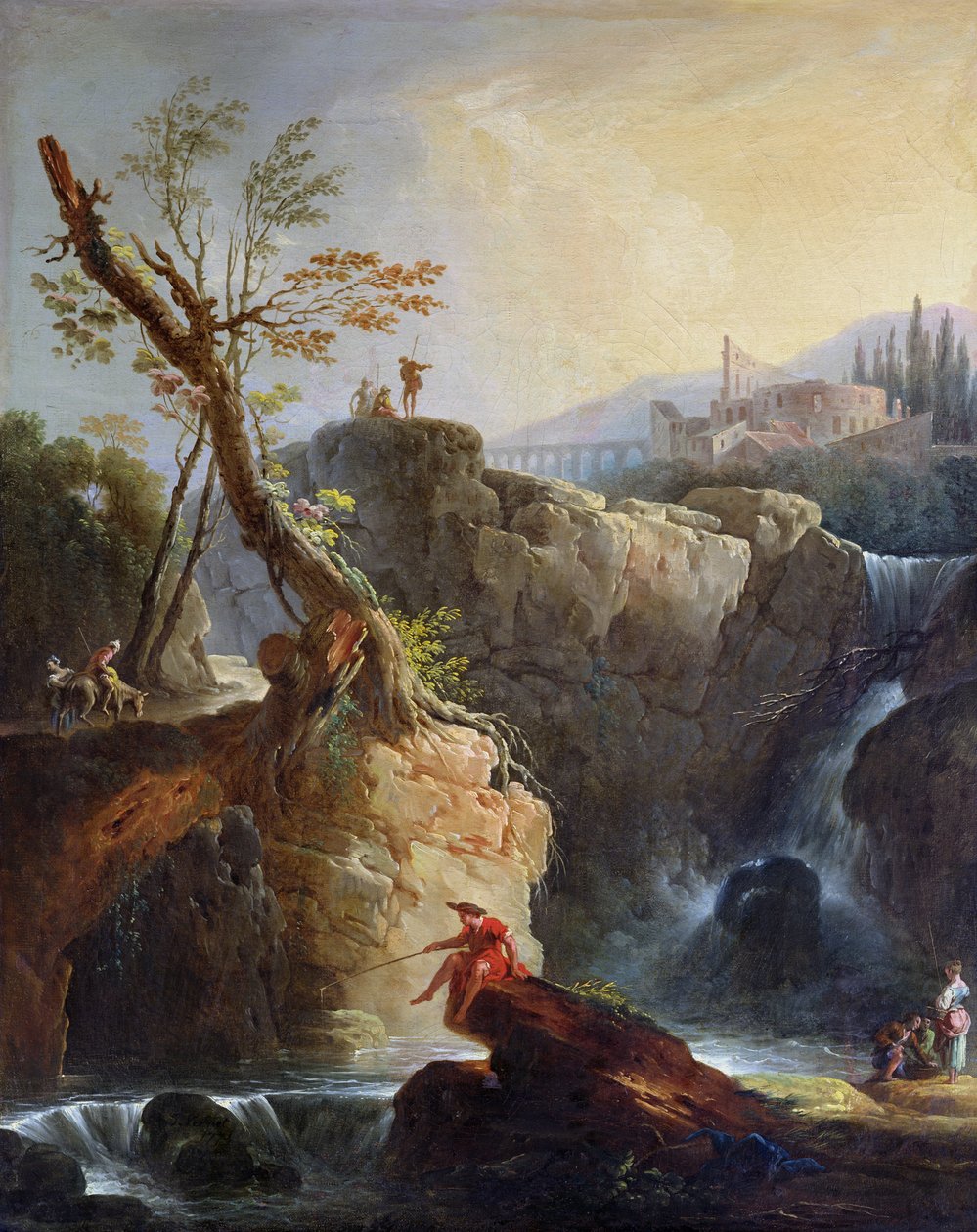 Vodopád, 1773 od Claude Joseph Vernet