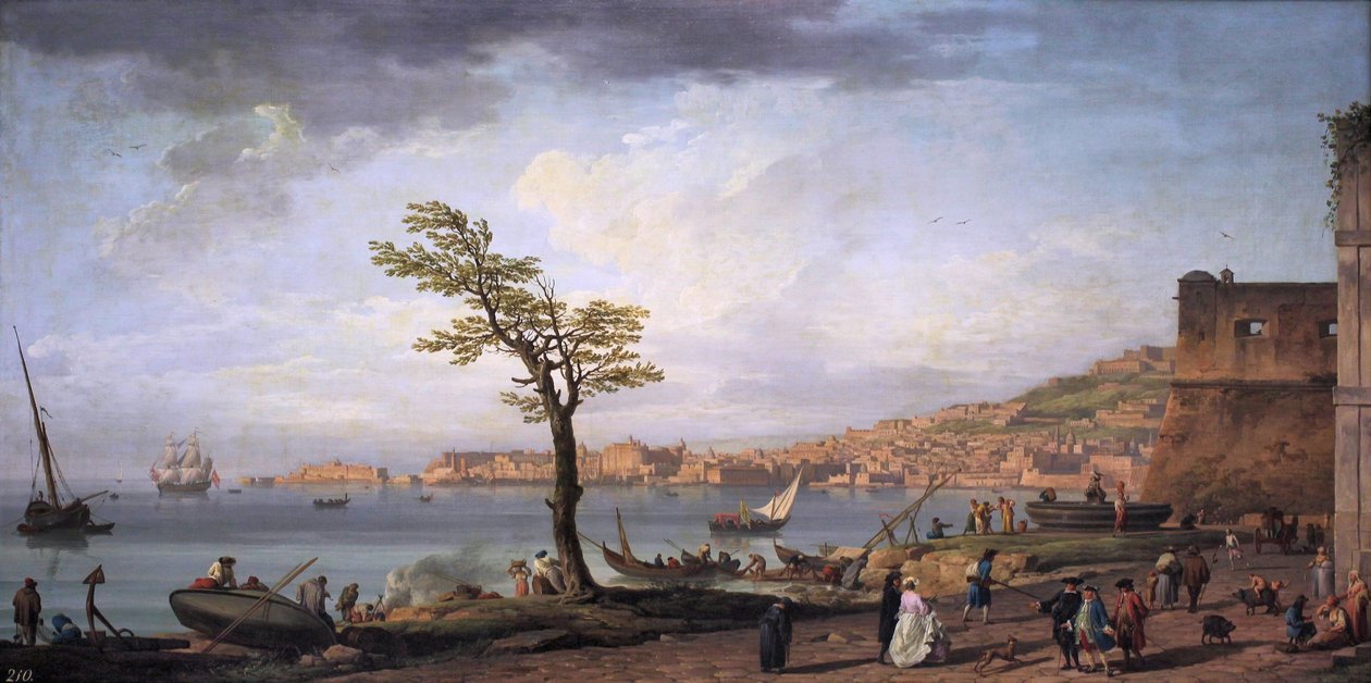Pohled na Neapolský záliv od Claude Joseph Vernet