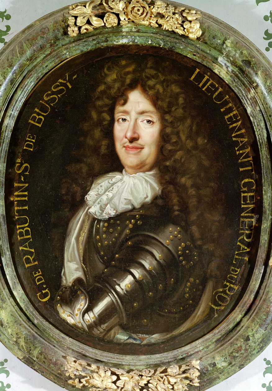 Portrét hraběte Rogera Bussyho de Rabutin (1618-93) od Claude Lefebvre