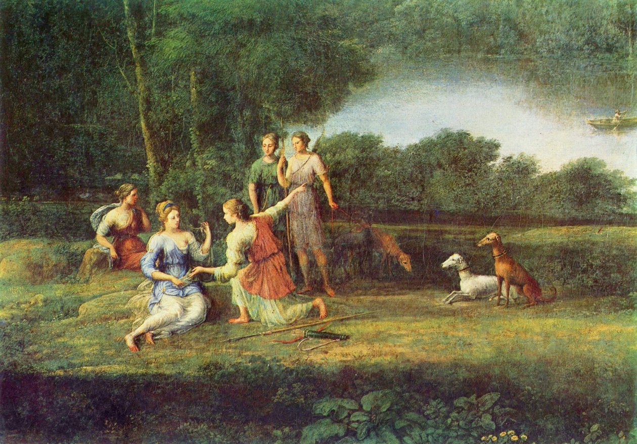 Egeria čeká Numu od Claude Lorrain