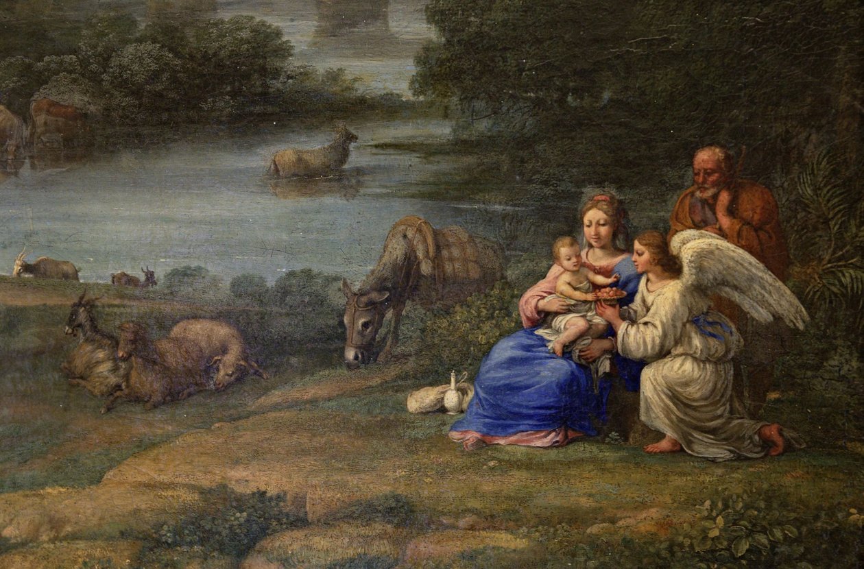Krajina s ostatními při letu do Egypta od Claude Lorrain