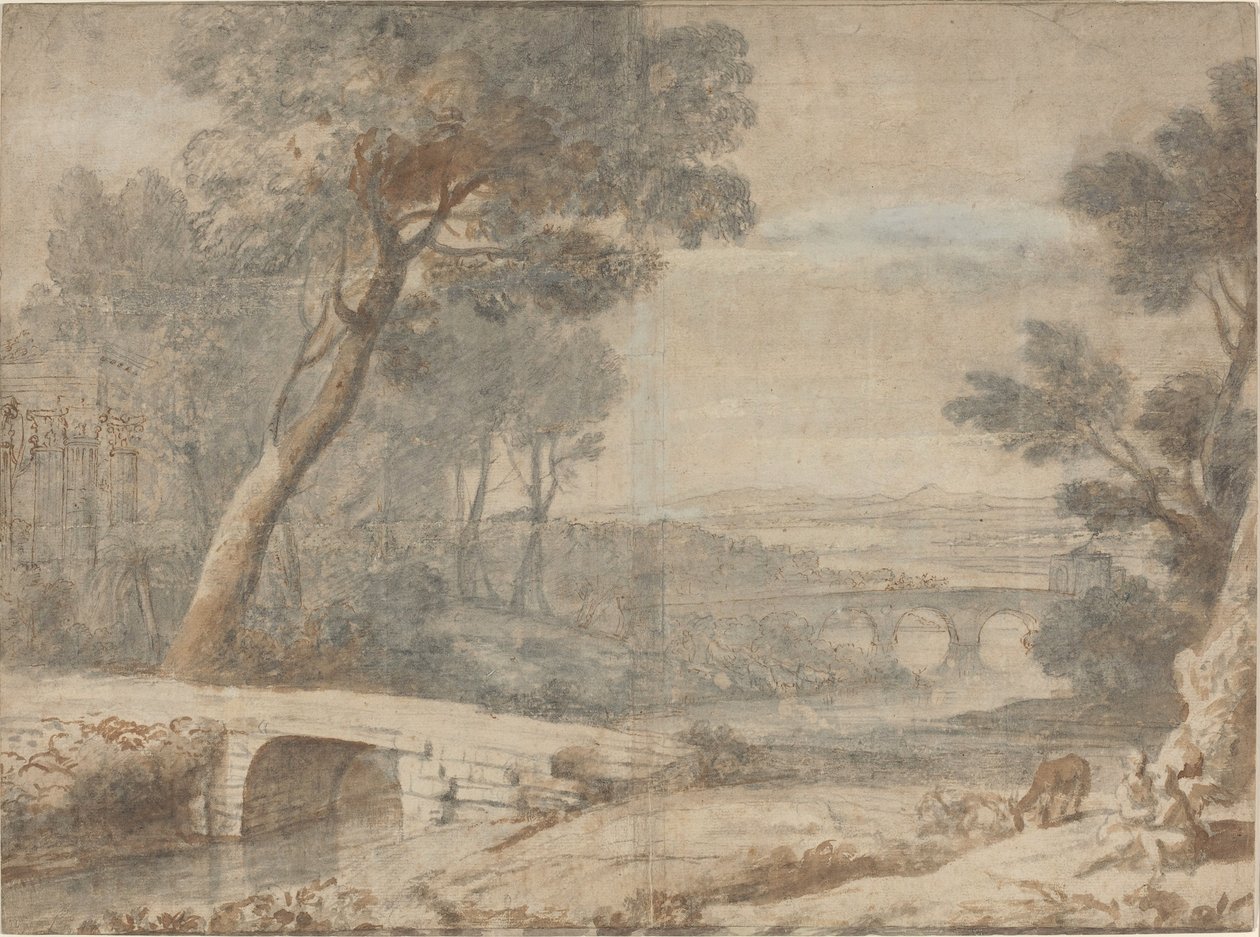 Odpočinek na útěku do Egypta (konec 17. století) od Claude Lorrain
