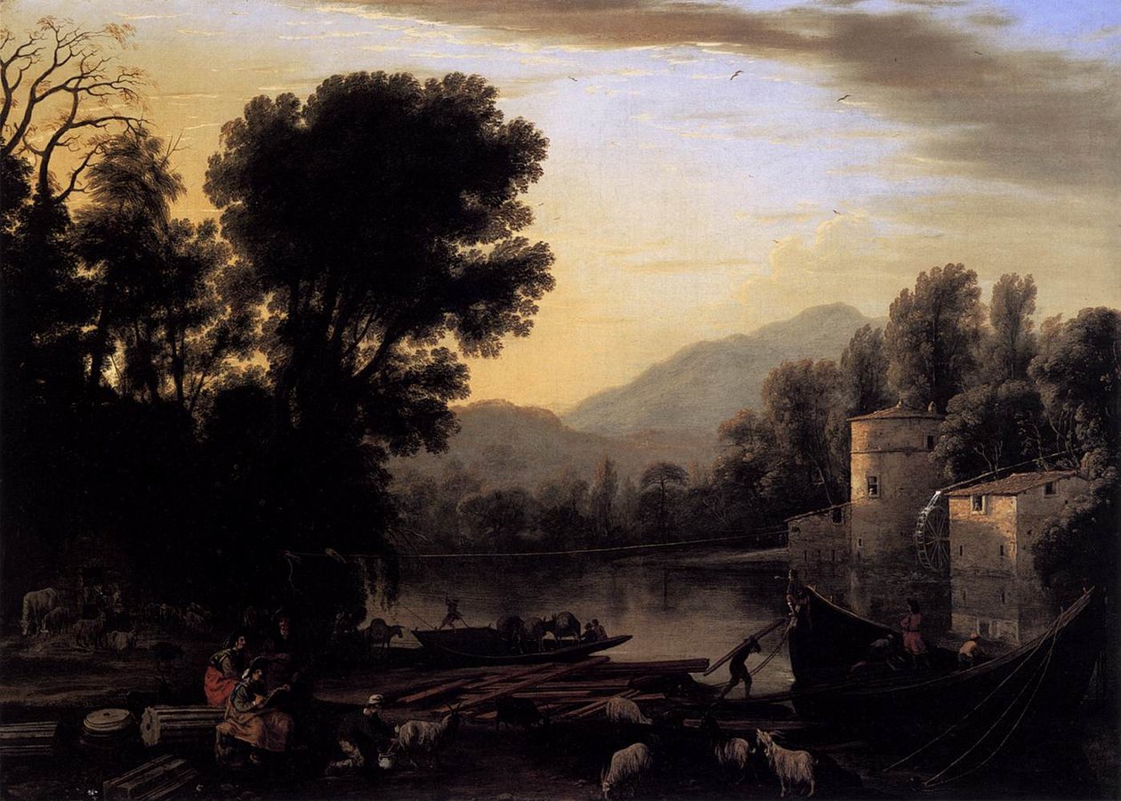 Mlýn od Claude Lorrain