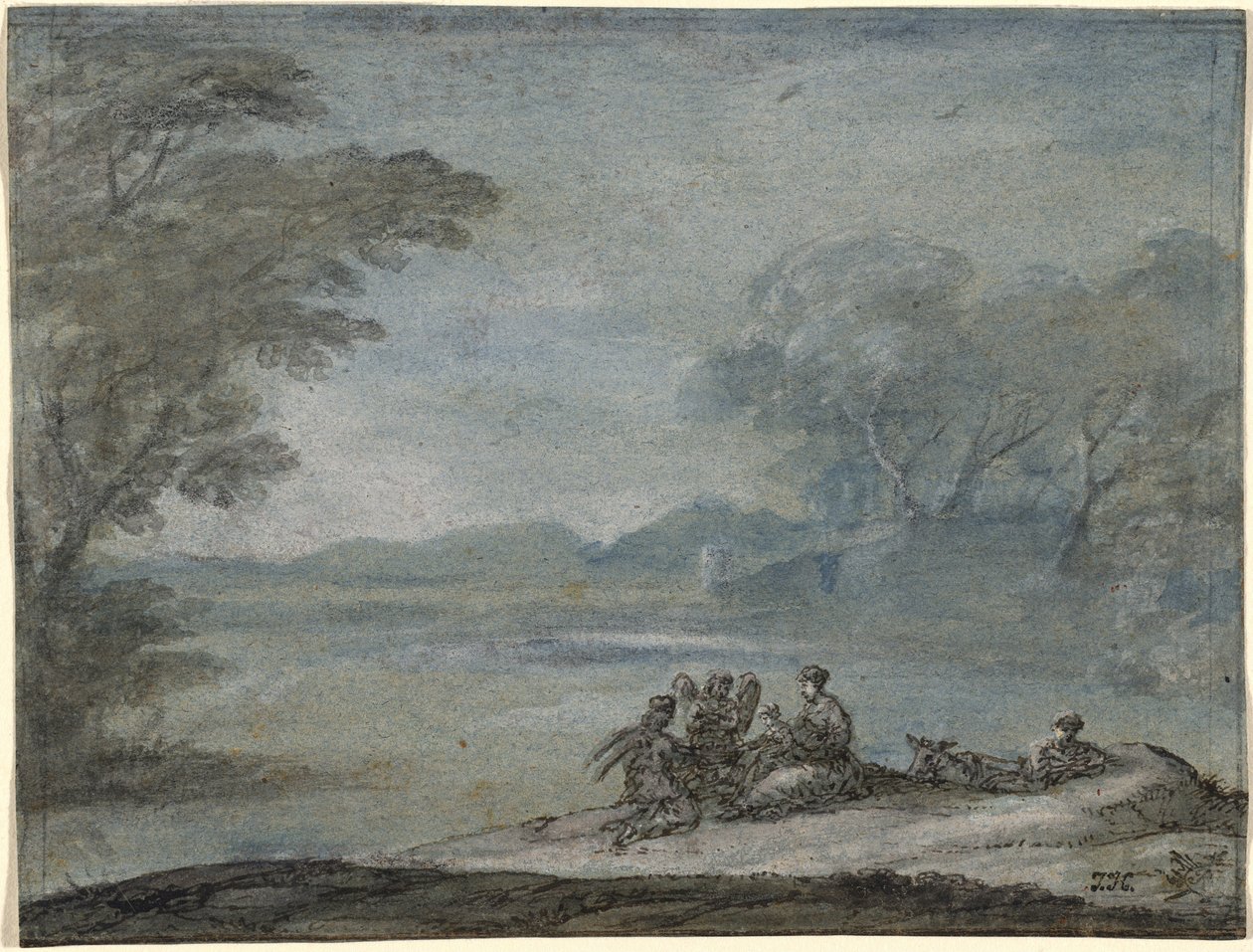 Zbytek na téma Útěk do Egypta od Claude Lorrain