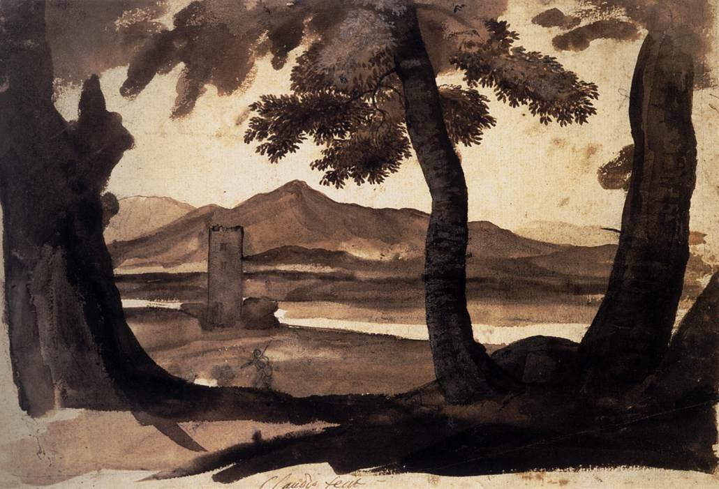 Pohled na Campagnu od Claude Lorrain