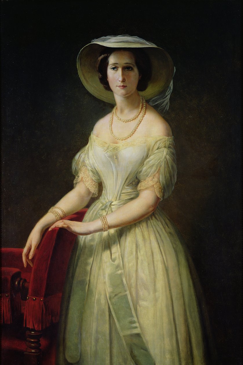 Císařovna Evženie (1826-1920) cca 1853 od Claude Marie Dubufe