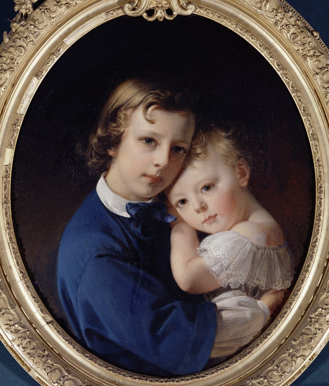 Paul a Rene Dubufe, kolem roku 1852 od Claude Marie Dubufe