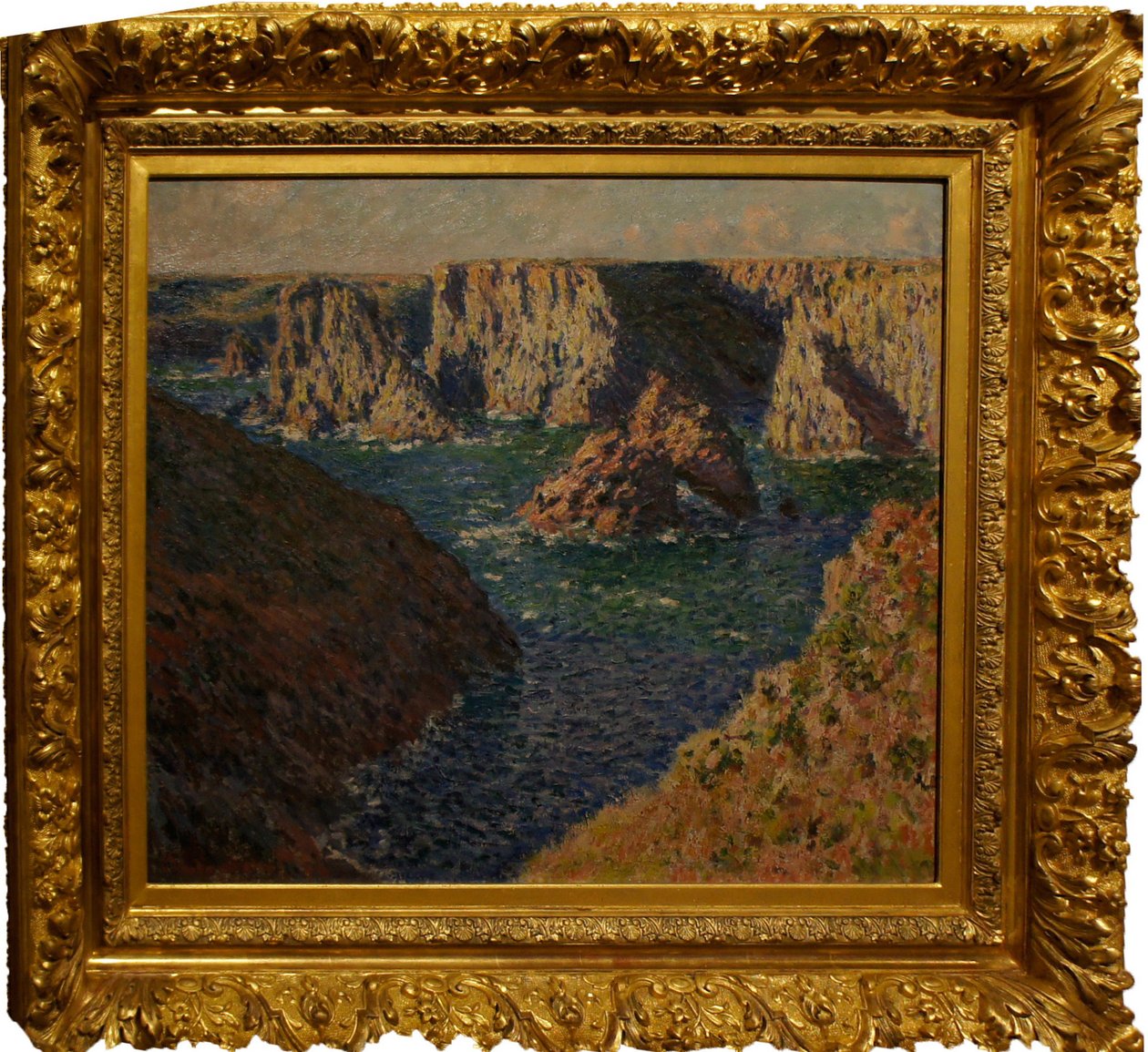 Les_rochers_de_Belle_IleSkály na Belle-Isle. od Claude Monet