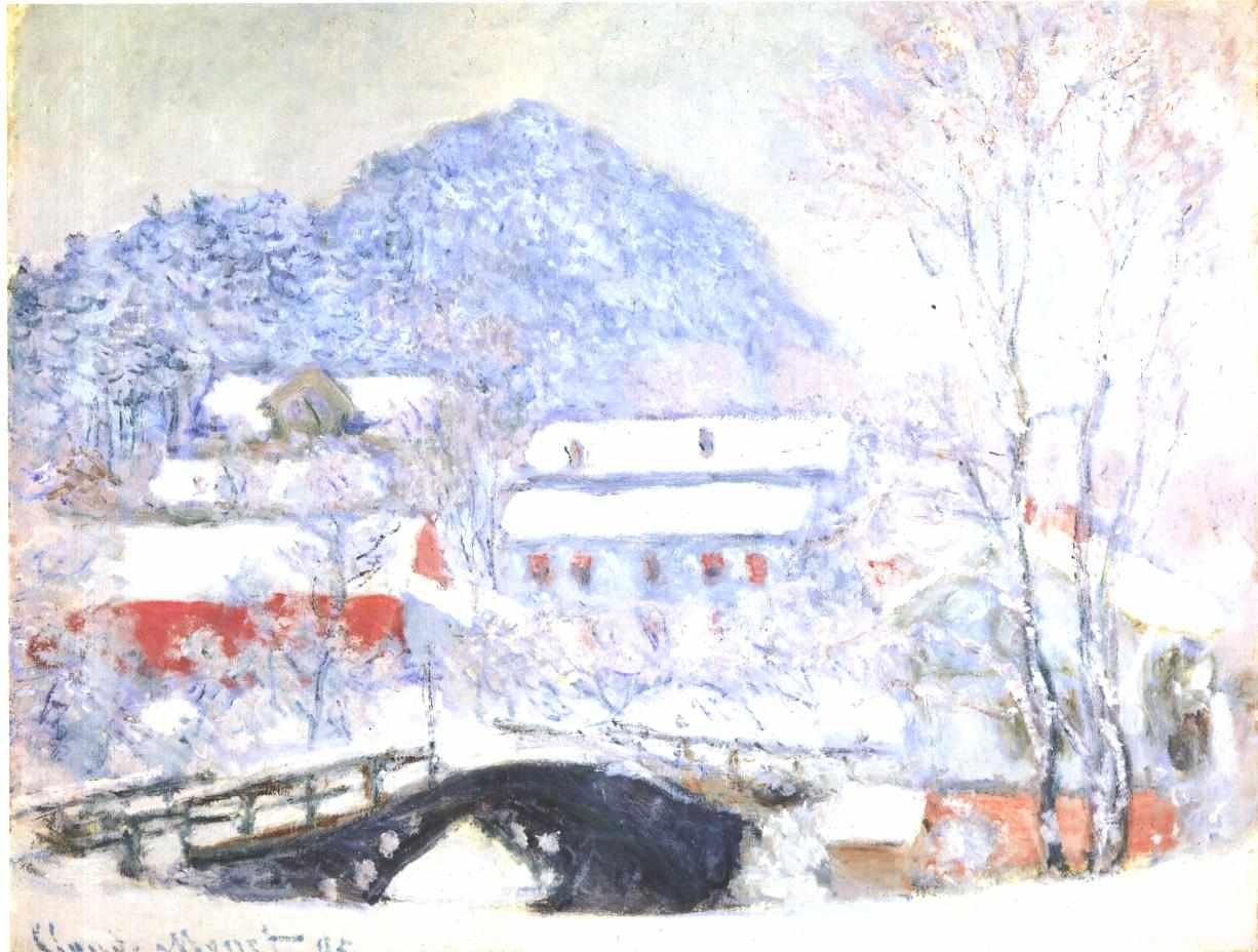 Sandvika, Norsko od Claude Monet