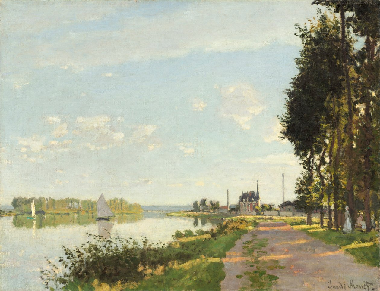 Argenteuil, kolem roku 1872 od Claude Monet