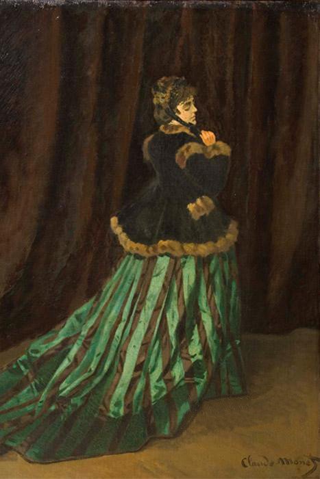 Camille, Zelené šaty od Claude Monet