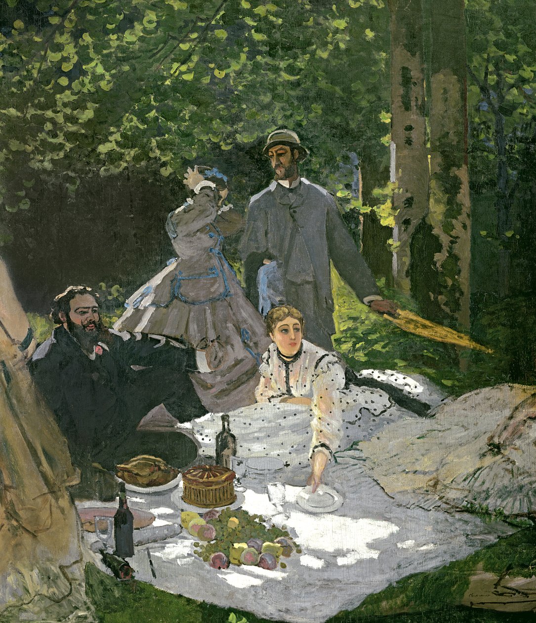 Oběd v trávě, Chailly od Claude Monet