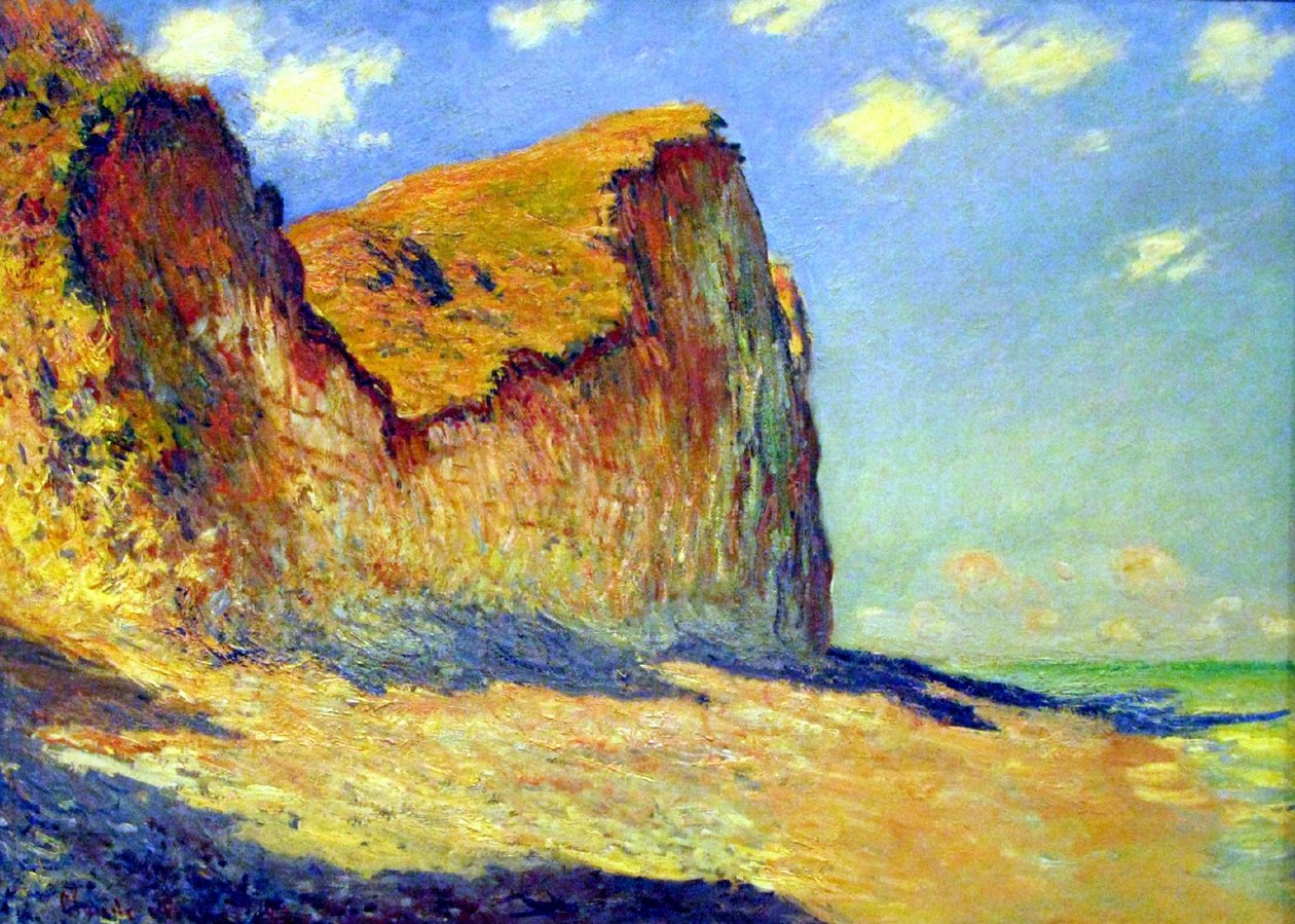 Útesy poblíž Pourville od Claude Monet