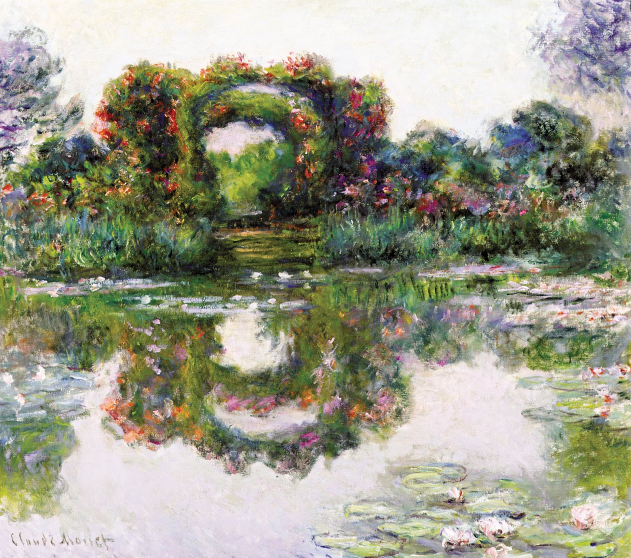 Kvetoucí oblouky, Giverny.JPG od Claude Monet