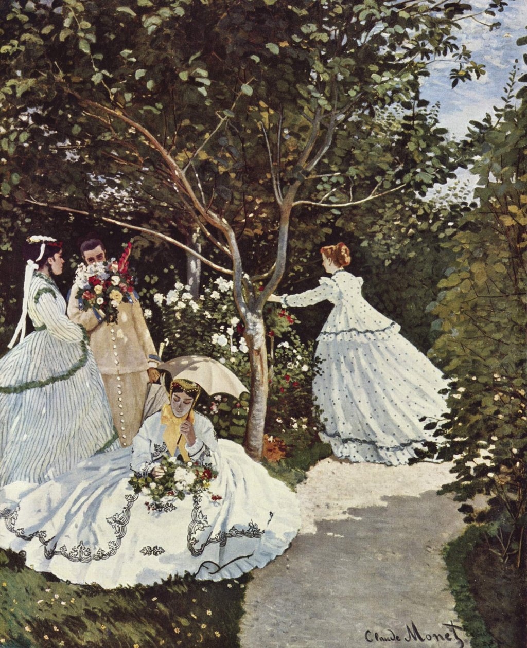 Ženy na zahradě od Claude Monet