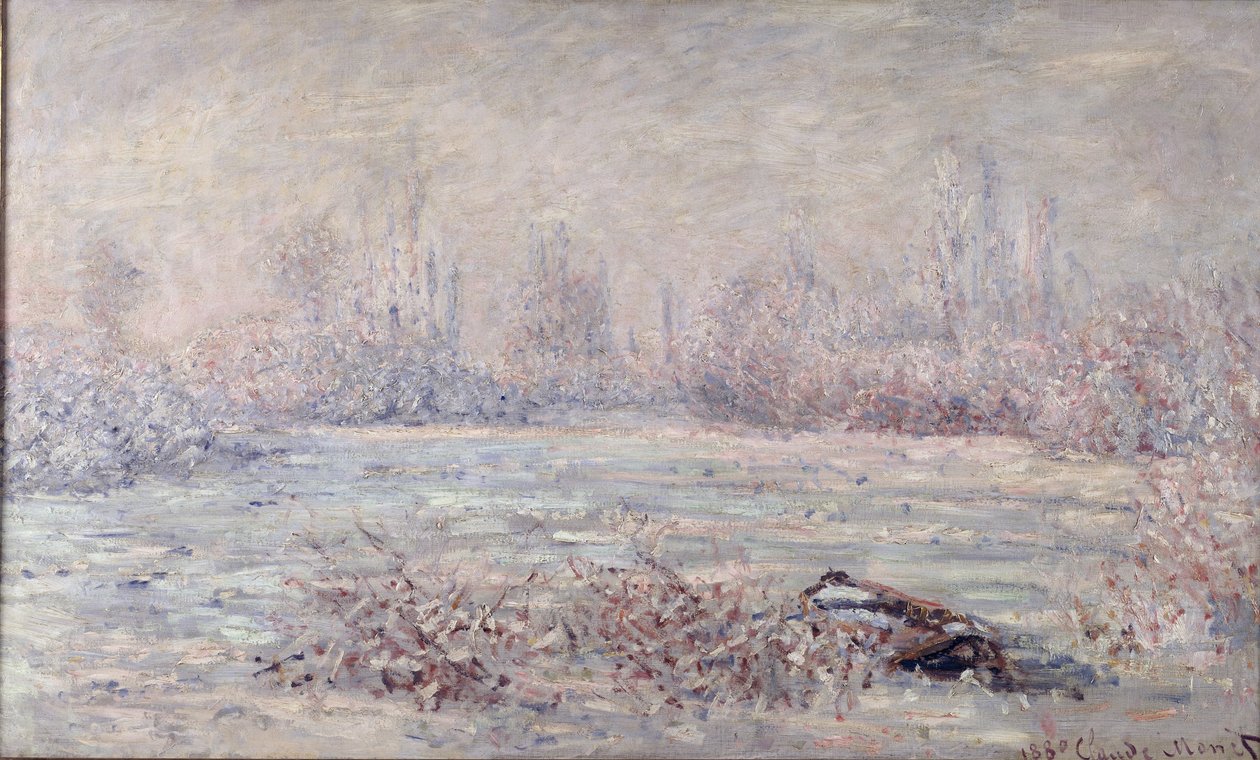Mráz u Vetheuil, 1880 od Claude Monet