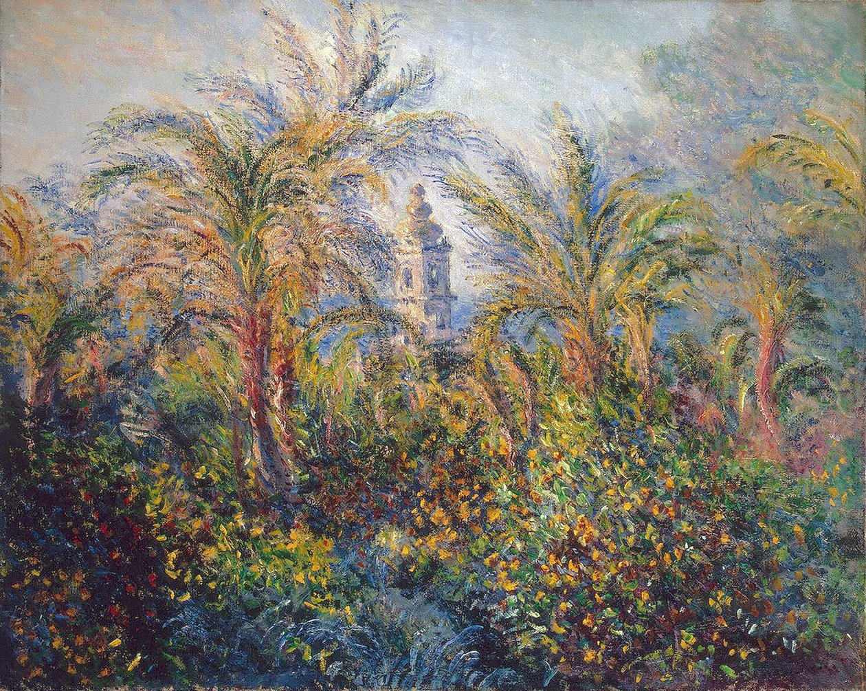 Zahrada v Bordighera, Impression of Morning, 1884 od Claude Monet