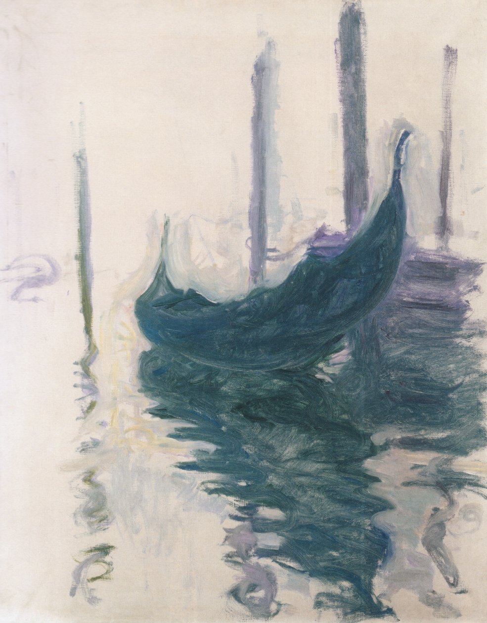 Gondola v Benátkách od Claude Monet