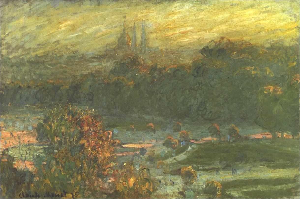 Tuilerijská zahrada od Claude Monet