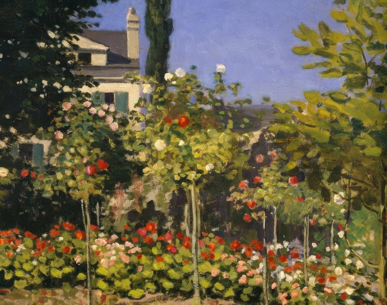 Kvetoucí zahrada od Claude Monet
