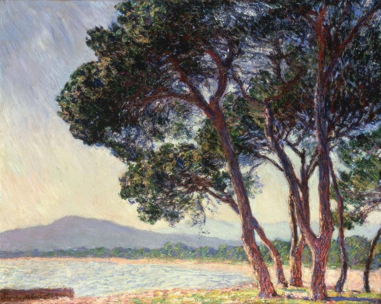 Pláž Juan Les-Pins od Claude Monet