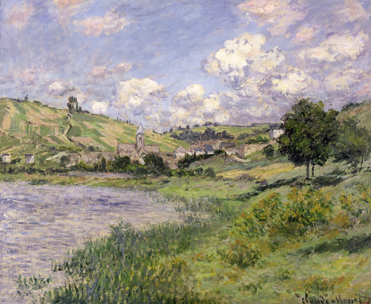 Krajina, Vetheuil, 1879 od Claude Monet