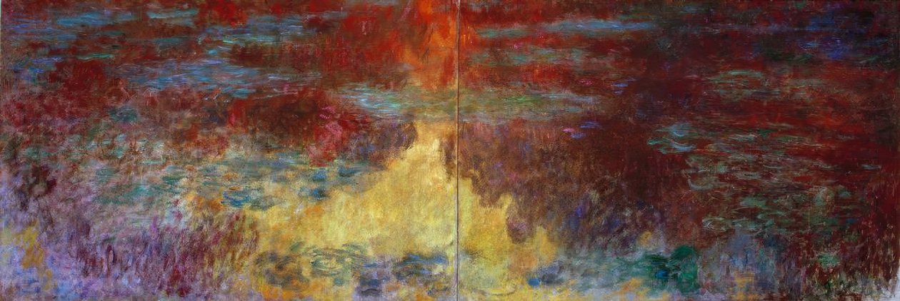 Leknínový rybník ve večerních hodinách od Claude Monet
