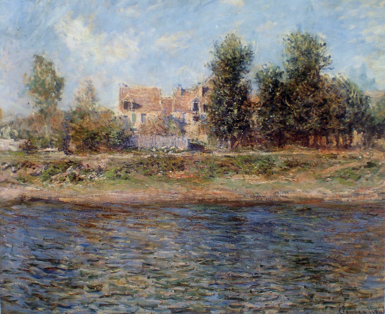 Břeh Seiny od Claude Monet