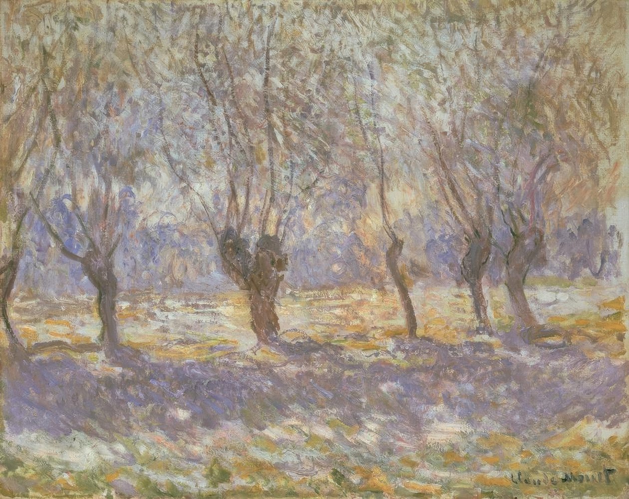 Les saules, Giverny od Claude Monet