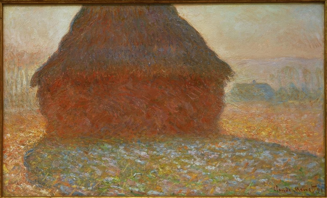 Grindstone na slunci od Claude Monet