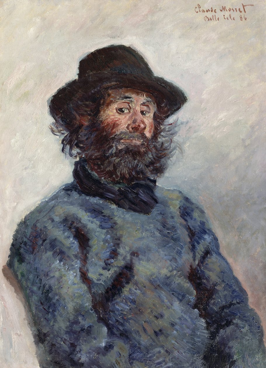 Poly, Rybář na Belle-Ile, 1886 od Claude Monet