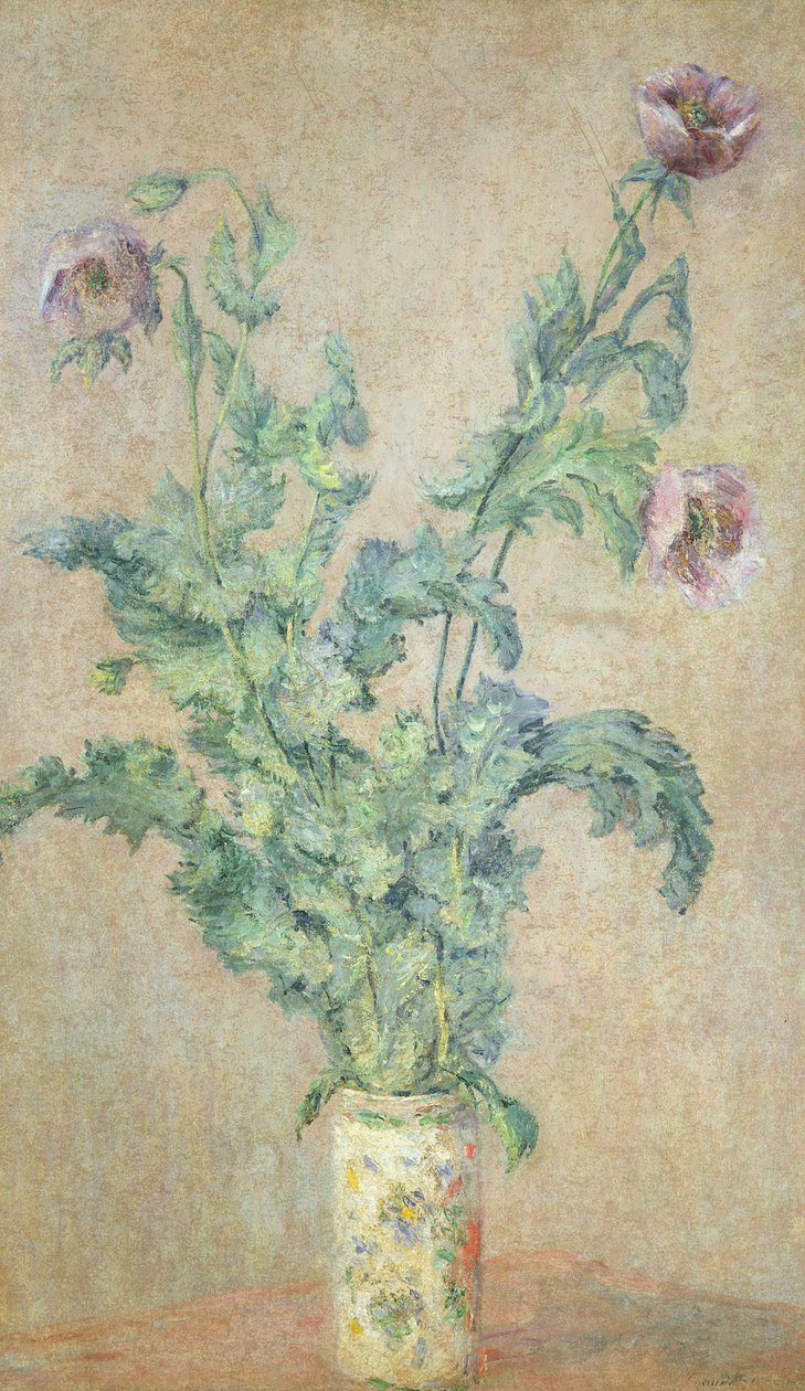 Fialové máky od Claude Monet