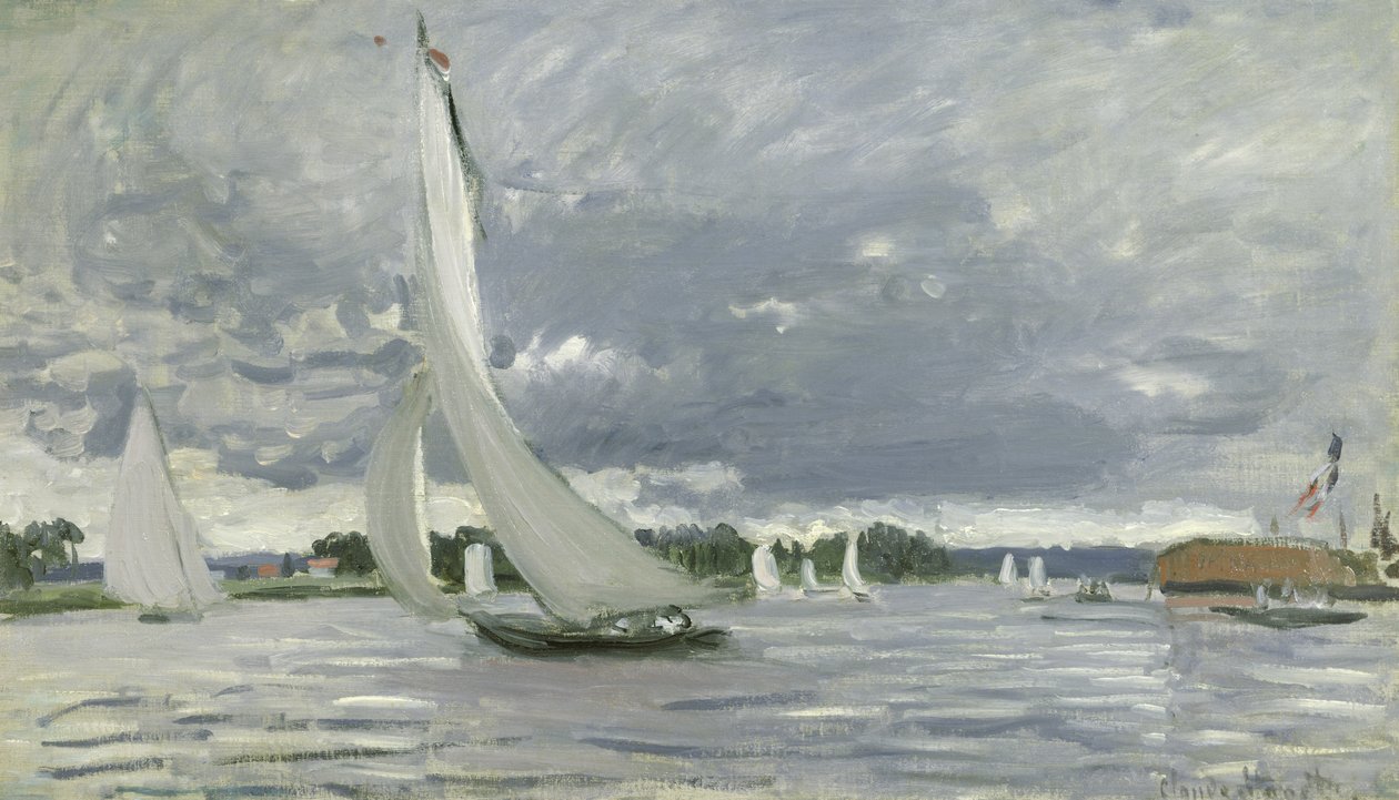 Regatta v Argenteuil, 1872 od Claude Monet