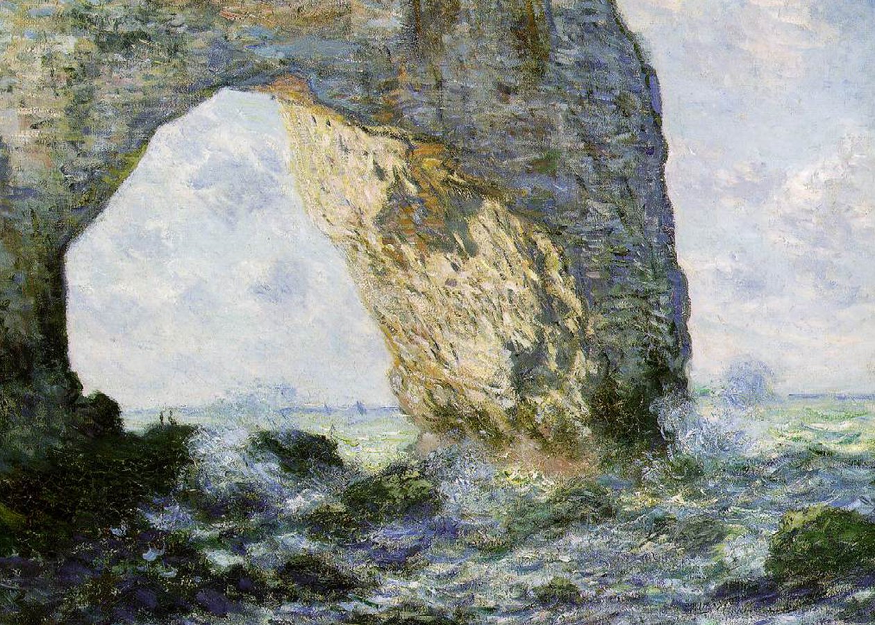 Skalní oblouk od Claude Monet