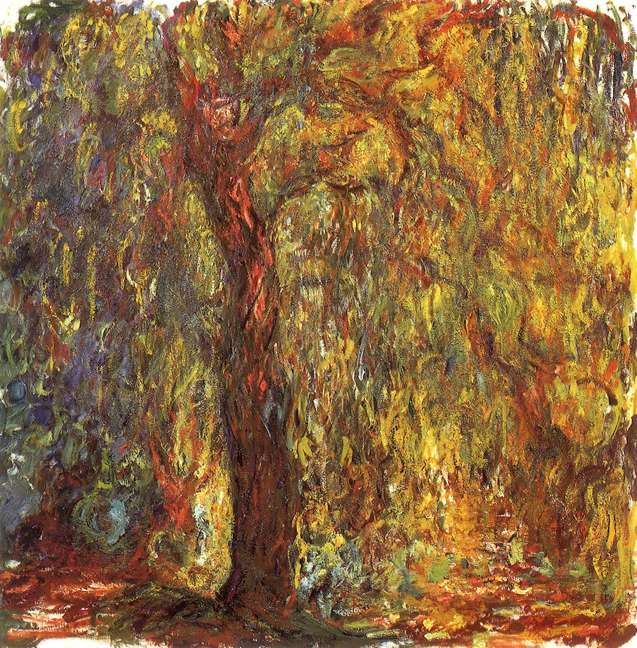 Smuteční vrba od Claude Monet