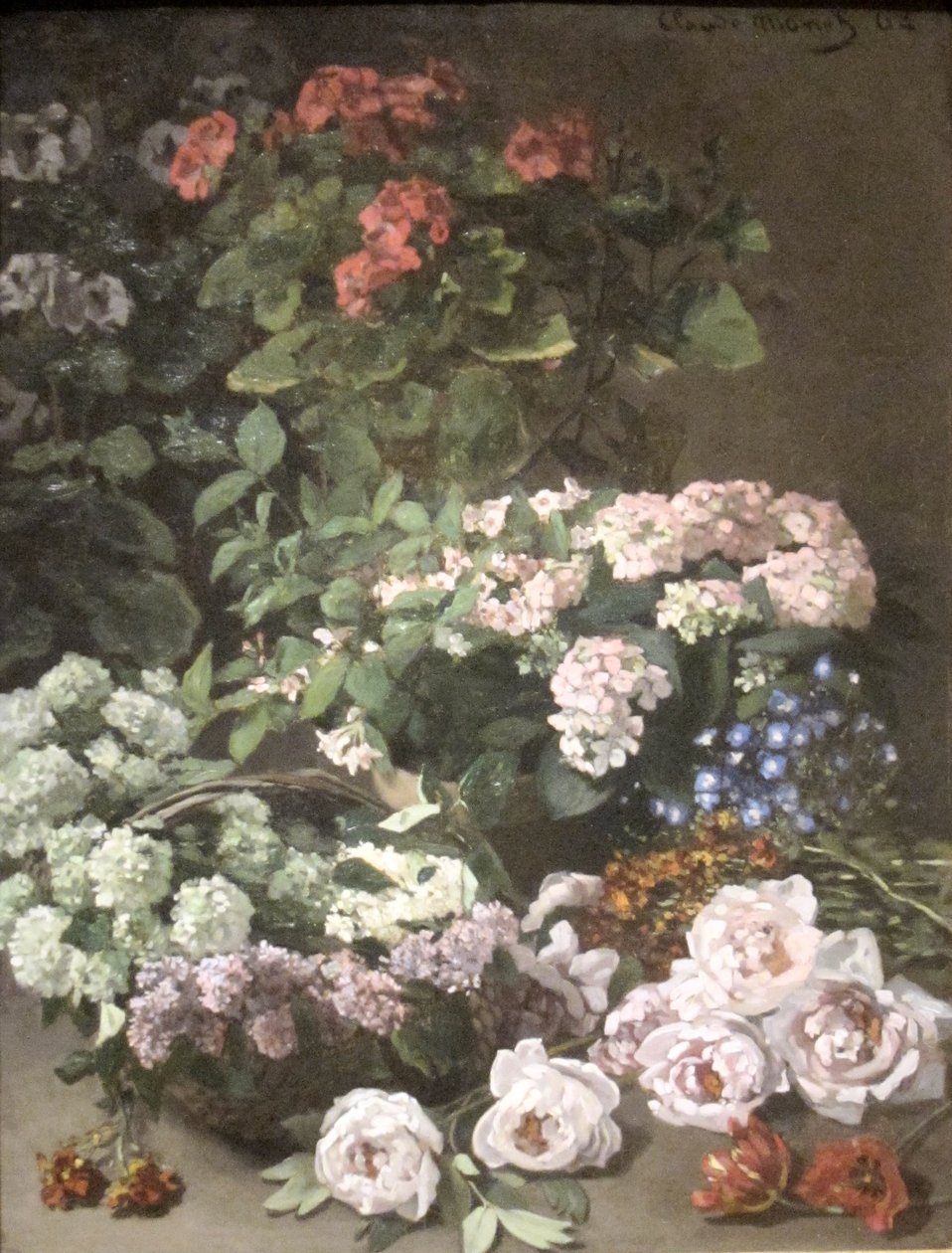 Jarní květiny od Claude Monet