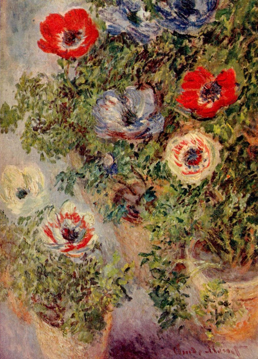 Zátiší se sasankami od Claude Monet