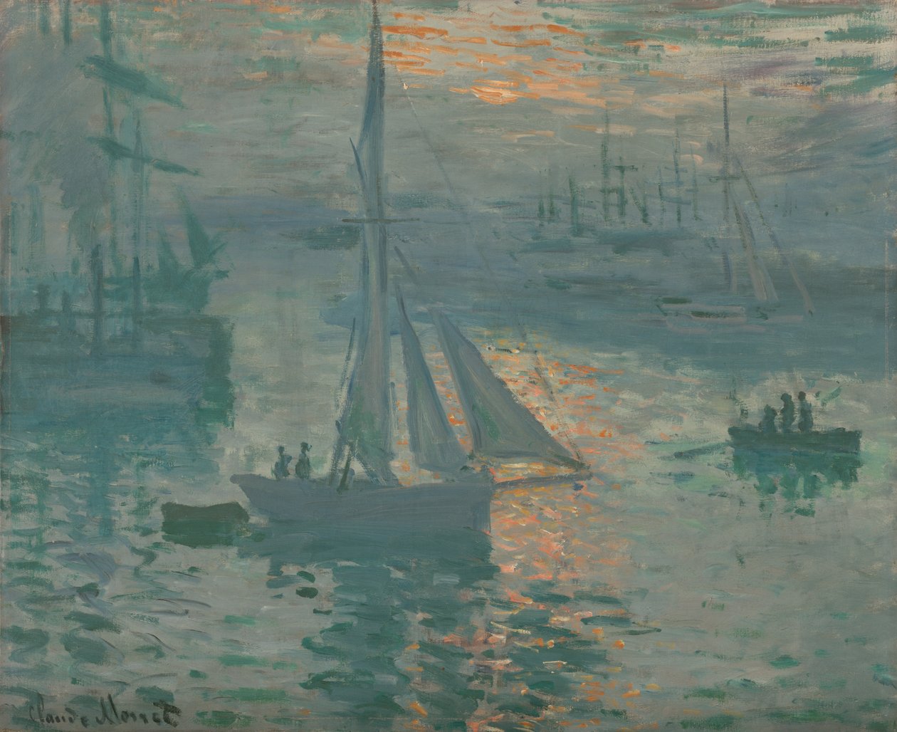 východ slunce od Claude Monet