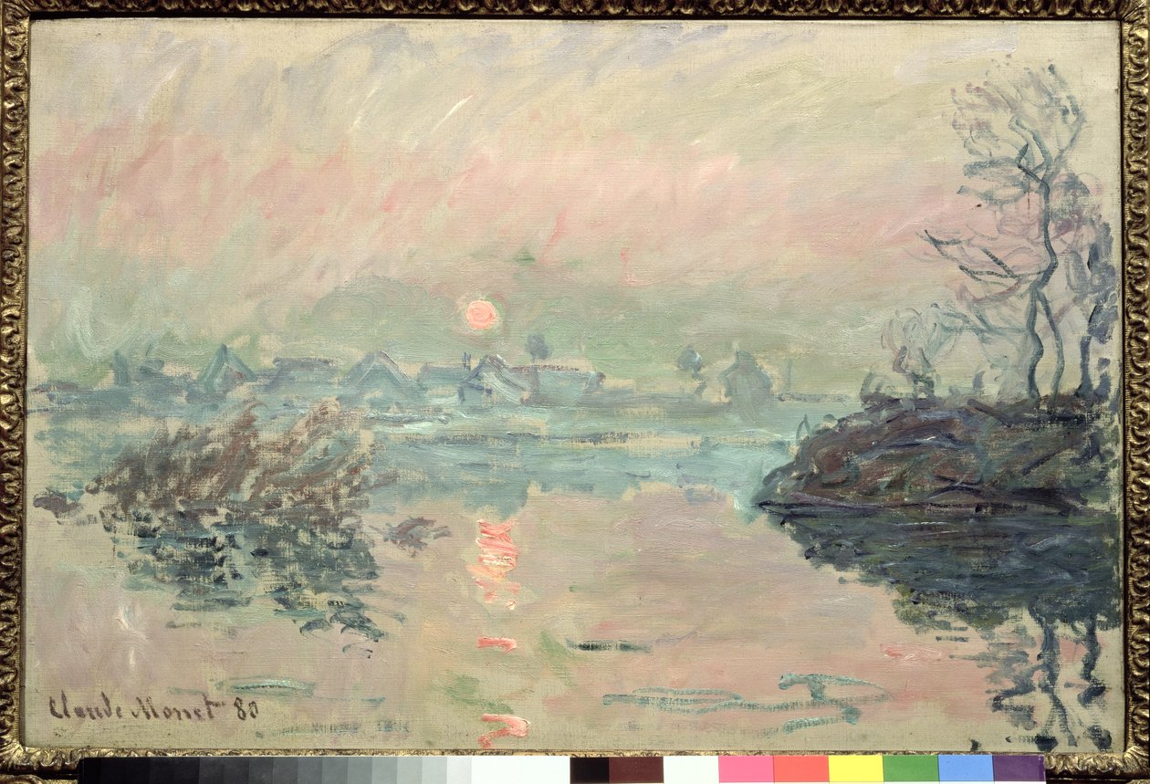 Západ slunce, 1880 od Claude Monet