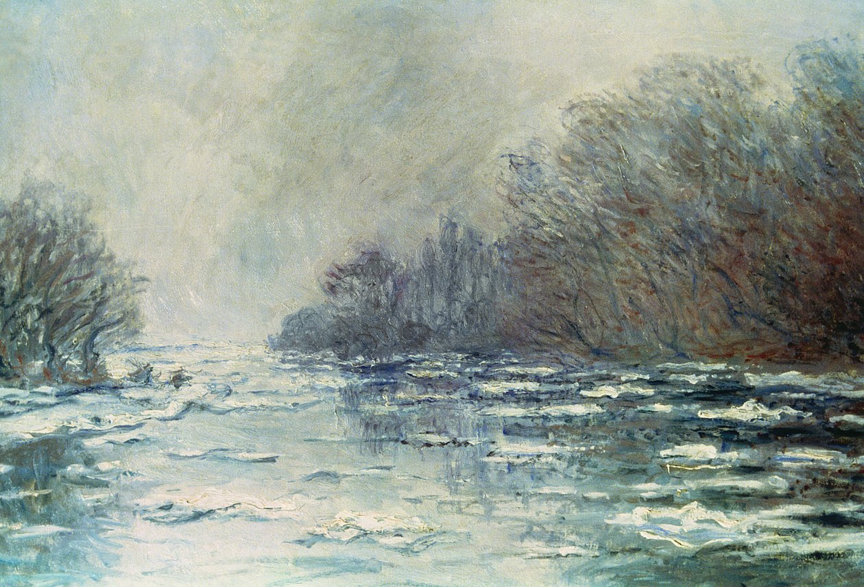 Rozchod ve Vetheuil, kolem roku 1883 od Claude Monet