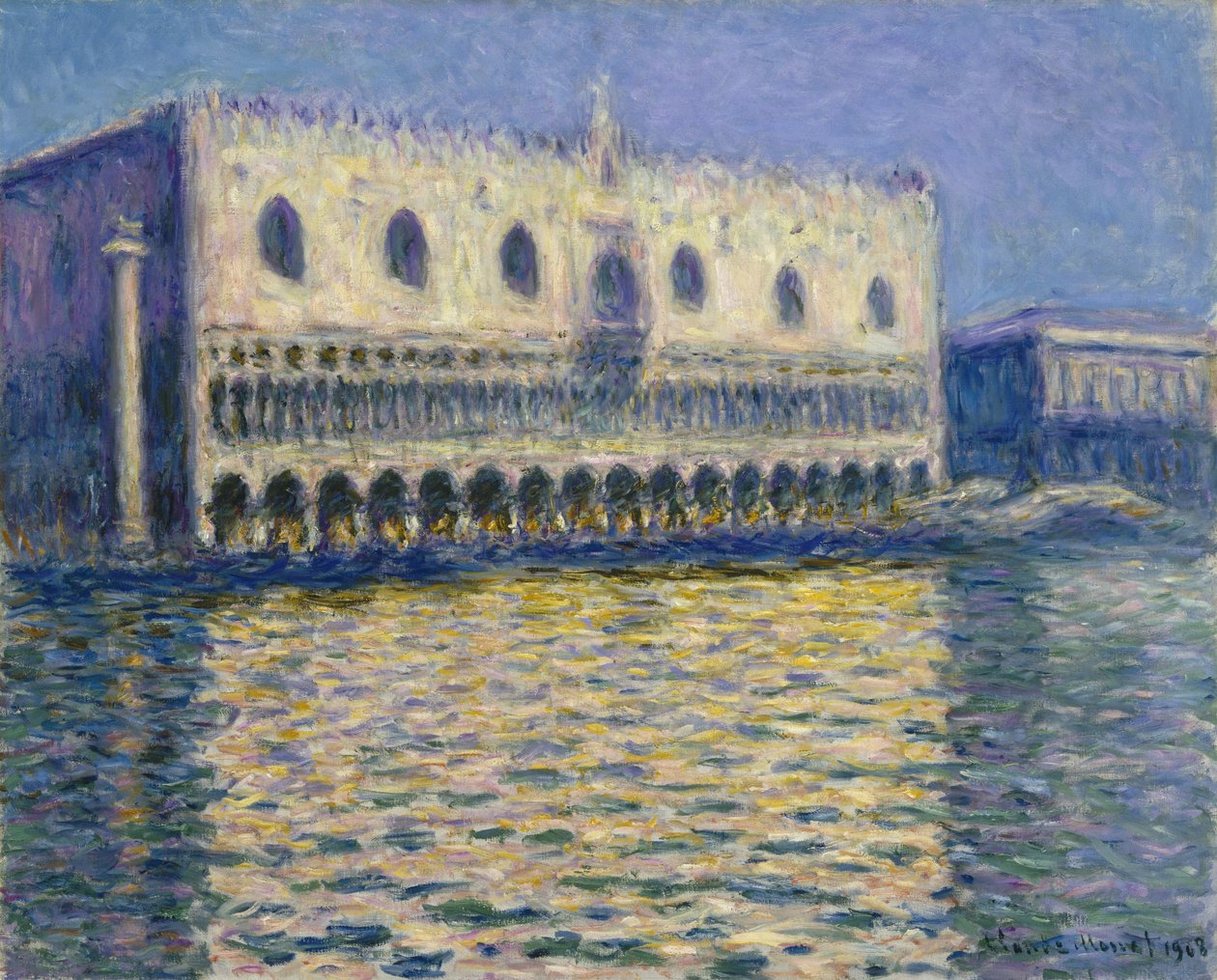 Dóžecí palác od Claude Monet