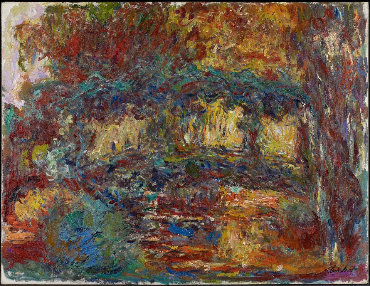 Japonský most, c.1923-25 od Claude Monet
