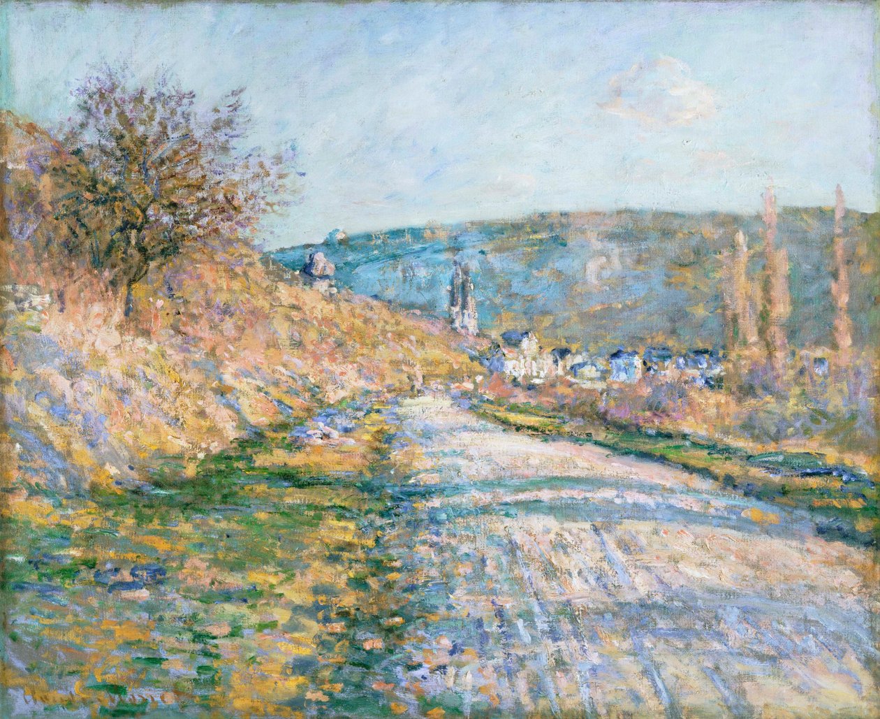 Cesta do Vétheuil od Claude Monet