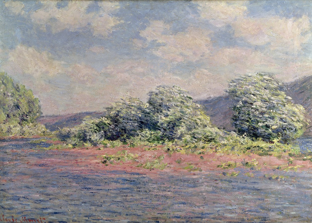 Seina v Port-Villez, kolem roku 1890 od Claude Monet