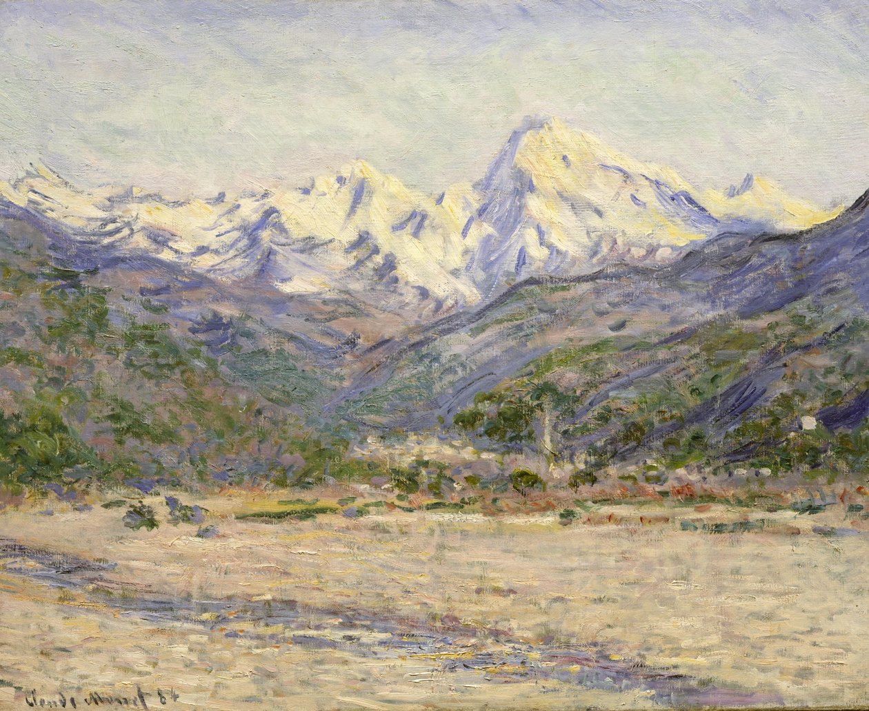 Údolí Nervie od Claude Monet