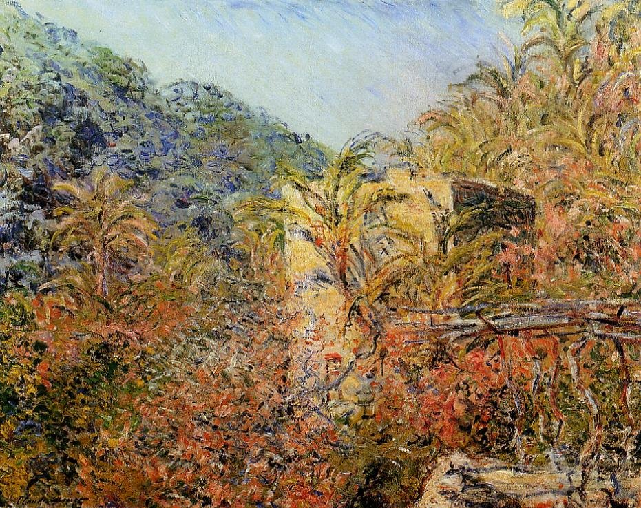 Sasso Valley. Sluneční efekt od Claude Monet