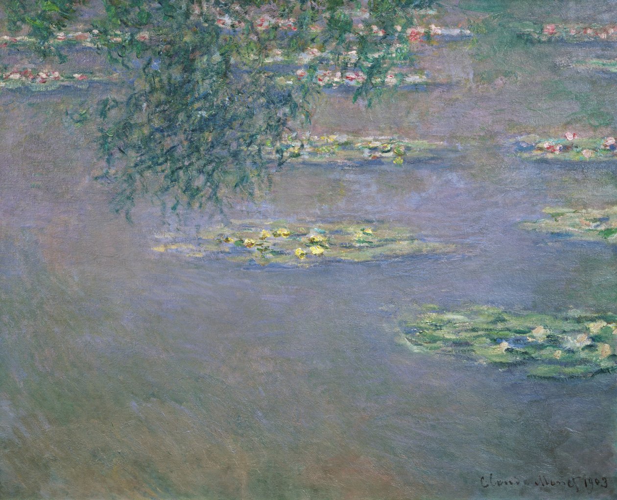 Lekníny, 1903 od Claude Monet